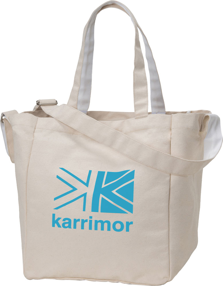 コットントート ブルー Cotton Tote K Blue Logo トートバッグ トート ショルダーバッグ 旅行 トラベル メンズ レディース ユニセックス バッグ キャンバス 山とアウトドア専門店 ロッジ